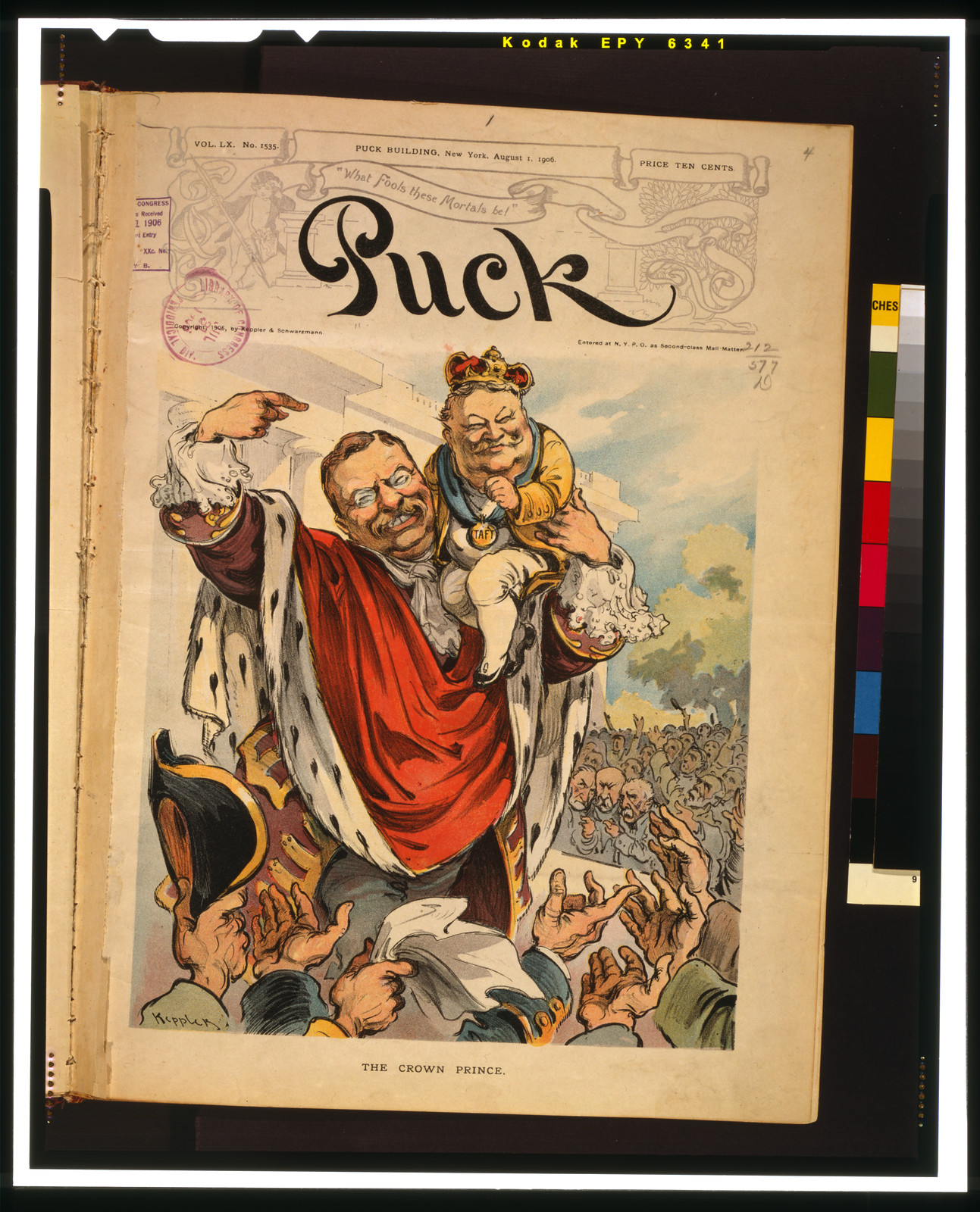 The crown prince / Keppler., 1906 Aug. 1. — antique lithograph