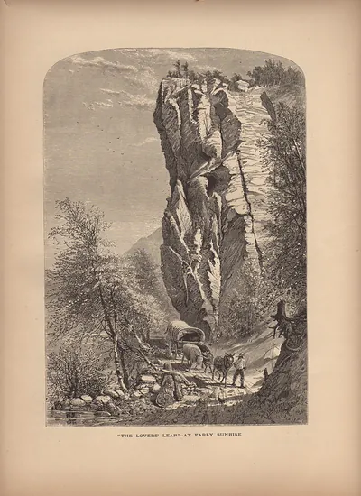 The Lovers' Leap, at Early Sunrise