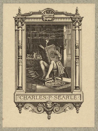 Ex libris bookplate of Charles P. Searle