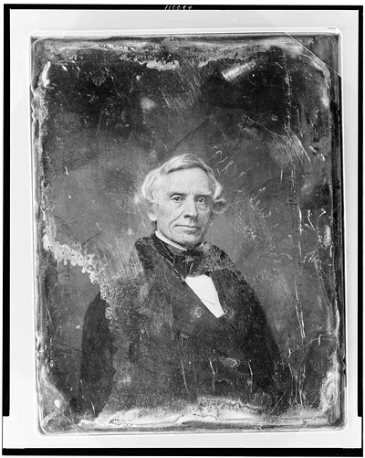 [Samuel F. B. Morse, head-and-shoulders portrait, facing front]