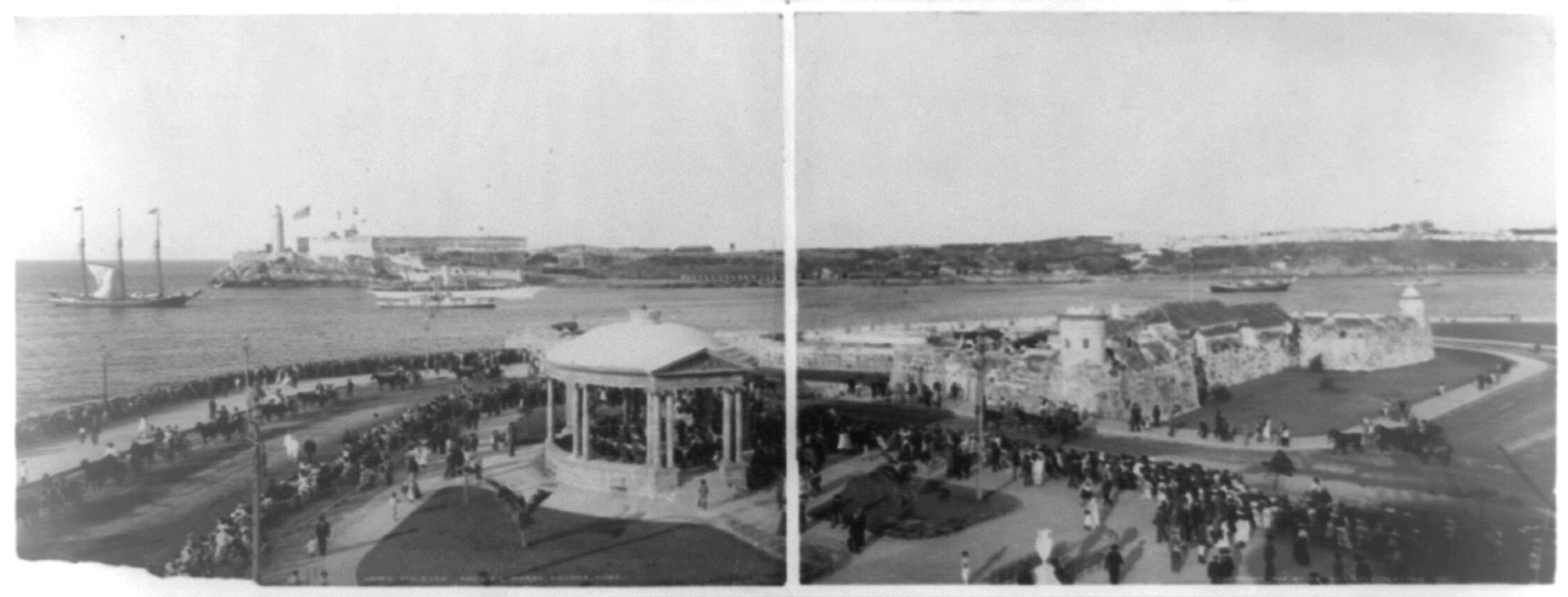 Malecon and El Morro, Havana, Cuba, c1904. — historic photograph