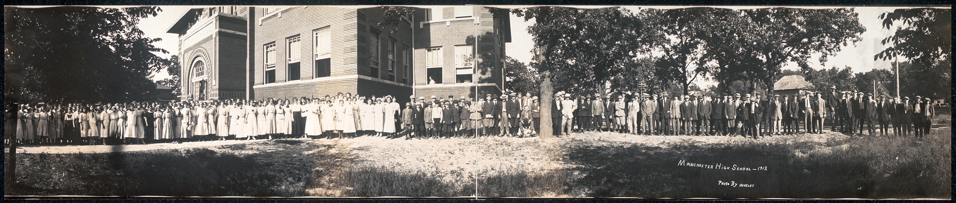 Manchester High School, Iowa, 1913, 1913 — historic image