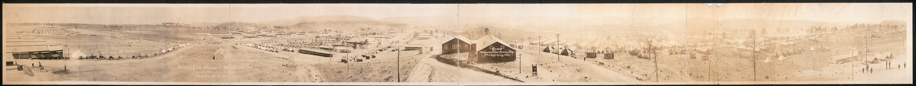 Camp McClellan Anniston AL, Alabama, 1918 — historic image