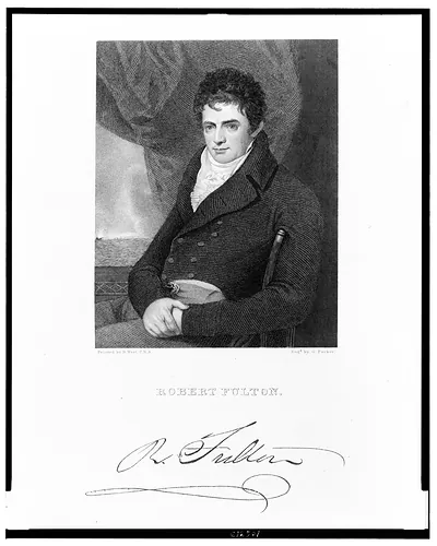 Robert Fulton / painted by B. West, P.R.A. ; engd. by G. Parker.