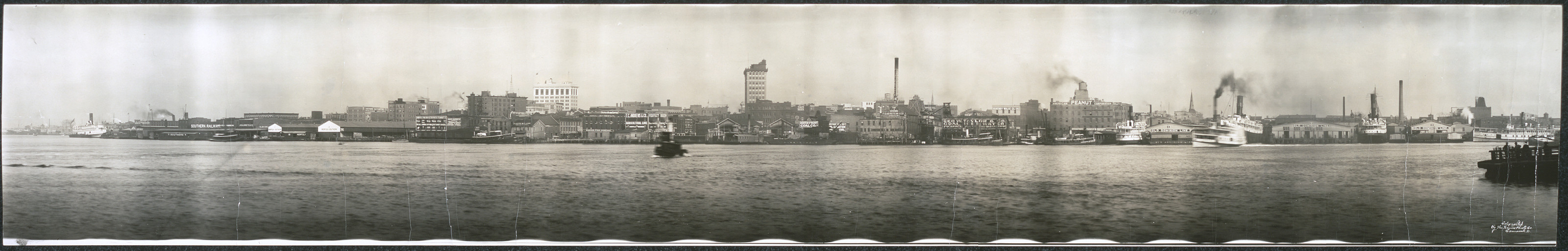 Water front, Norfolk, Virginia, 1913, 1913 — historic image