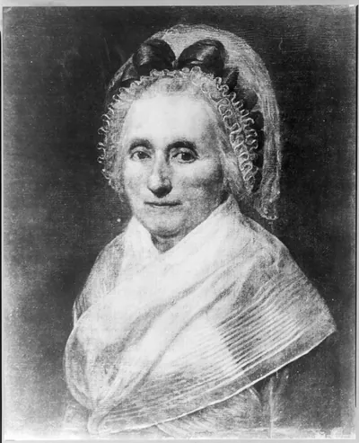 [Mary Ball Washington, head and shoulders, most authentic of her portraits"]"