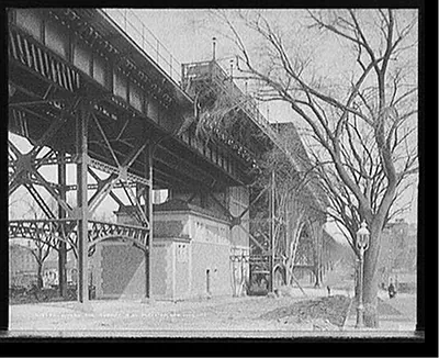 Where the subway is an elevated, New York City