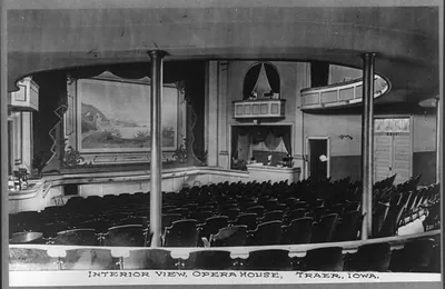 Interior view, Opera House, Traer, Iowa
