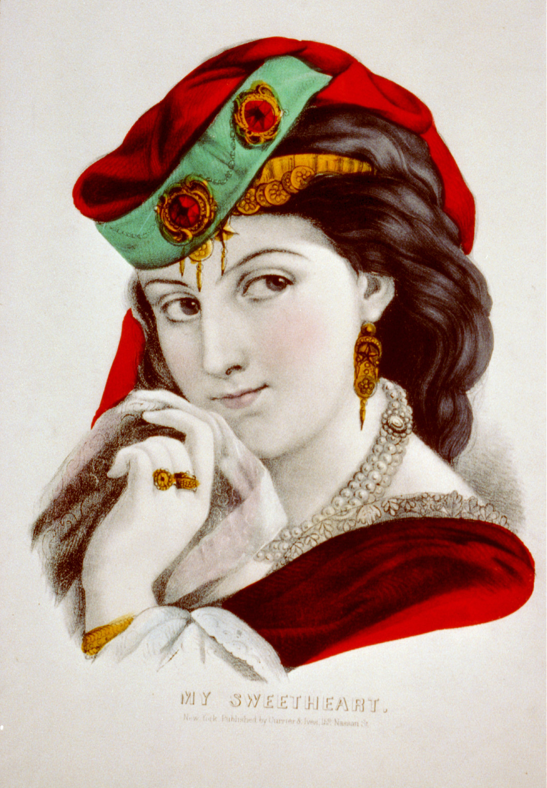 My sweetheart, New York : Published by Currier & Ives, [between 1856 and 1907] — antique lithograph
