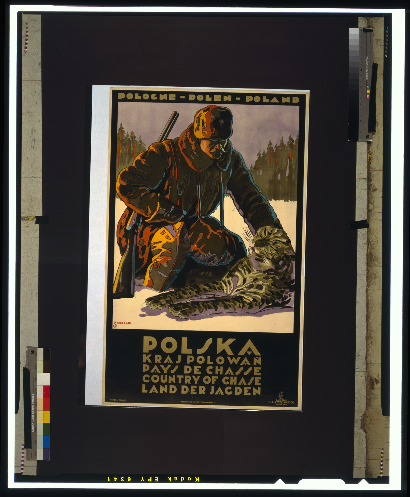 Polska--Kraj polowań / S. Norblin., Warszawa : Zakl. Graf. E. i Dr. K. Koziańskich, [ca. 1927] — vintage poster