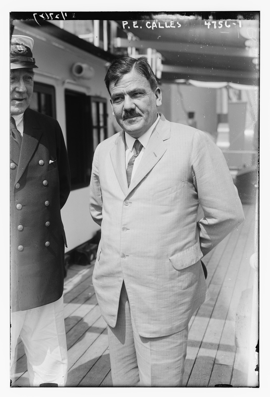 P.E. Calles, n/a — historic photograph
