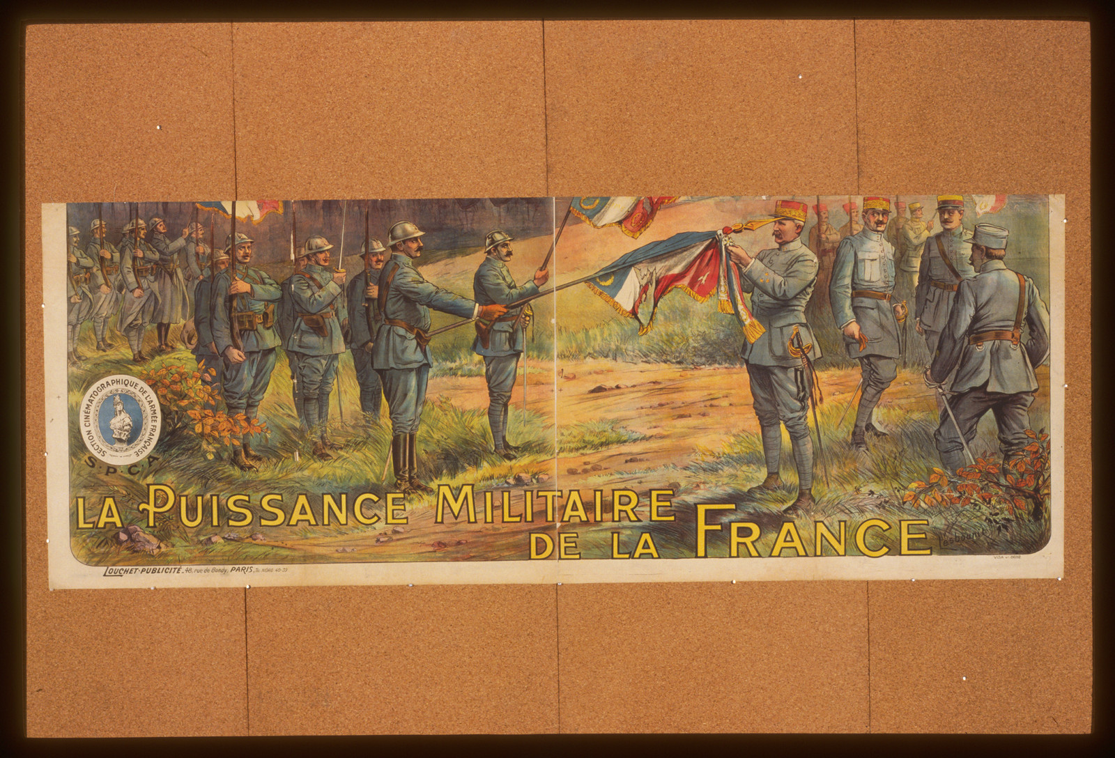 La puissance militaire de la France, 1917 — vintage poster