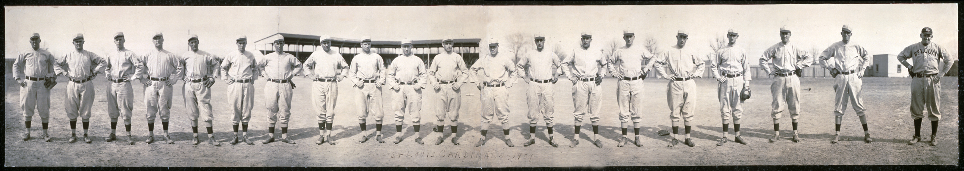 MO St. Louis Cardinals Baseball Team, 1909 — historic image