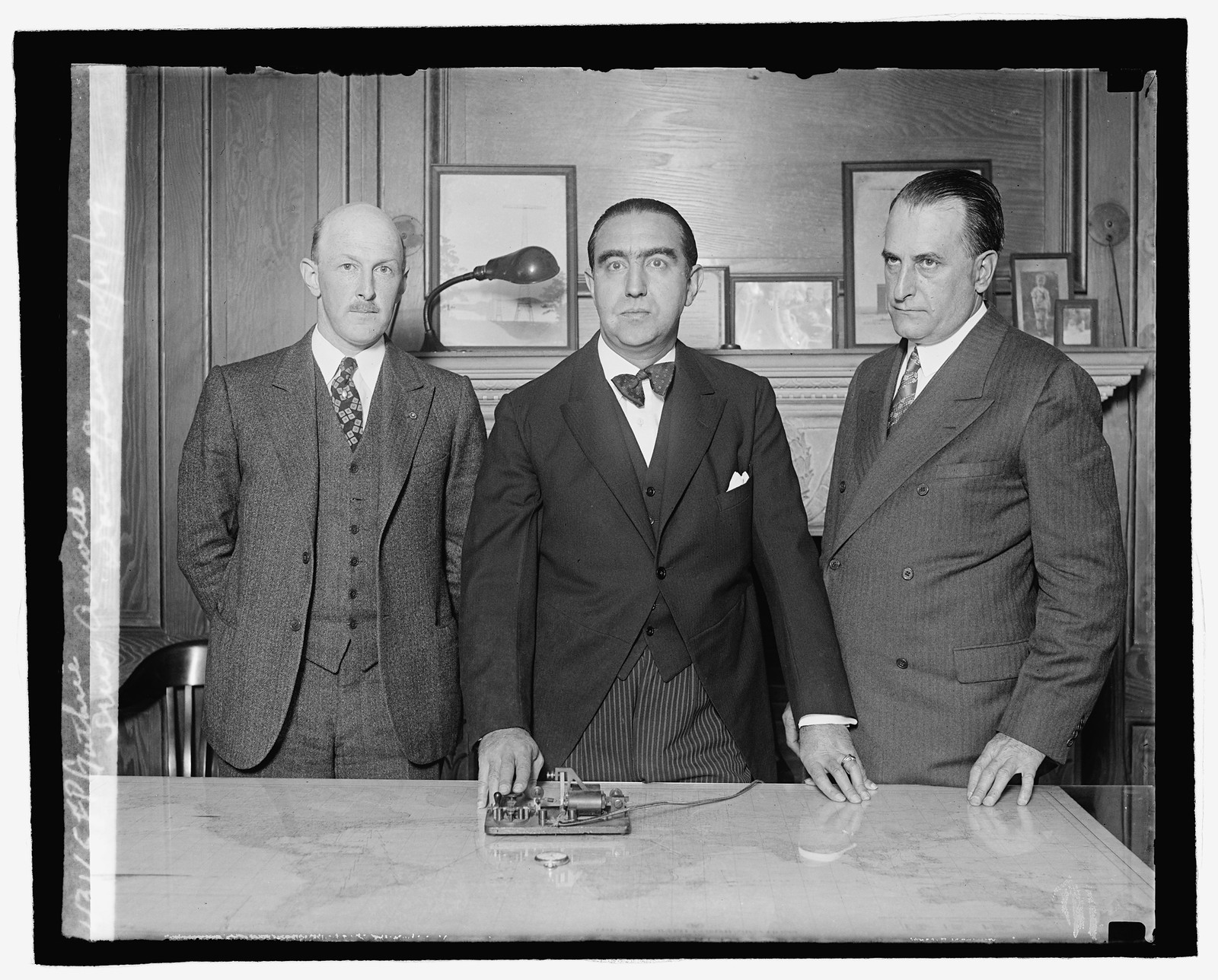 F.P. Guthrie, Senor Arnoldo, David A. Salmon, 10/21/29, [19]29 October 21. — historic photograph