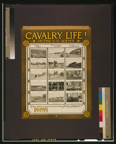Cavalry life! In the U.S. Army If you want to have a good time 'jine' the cavalry!" (Jeb Stuart's song)."