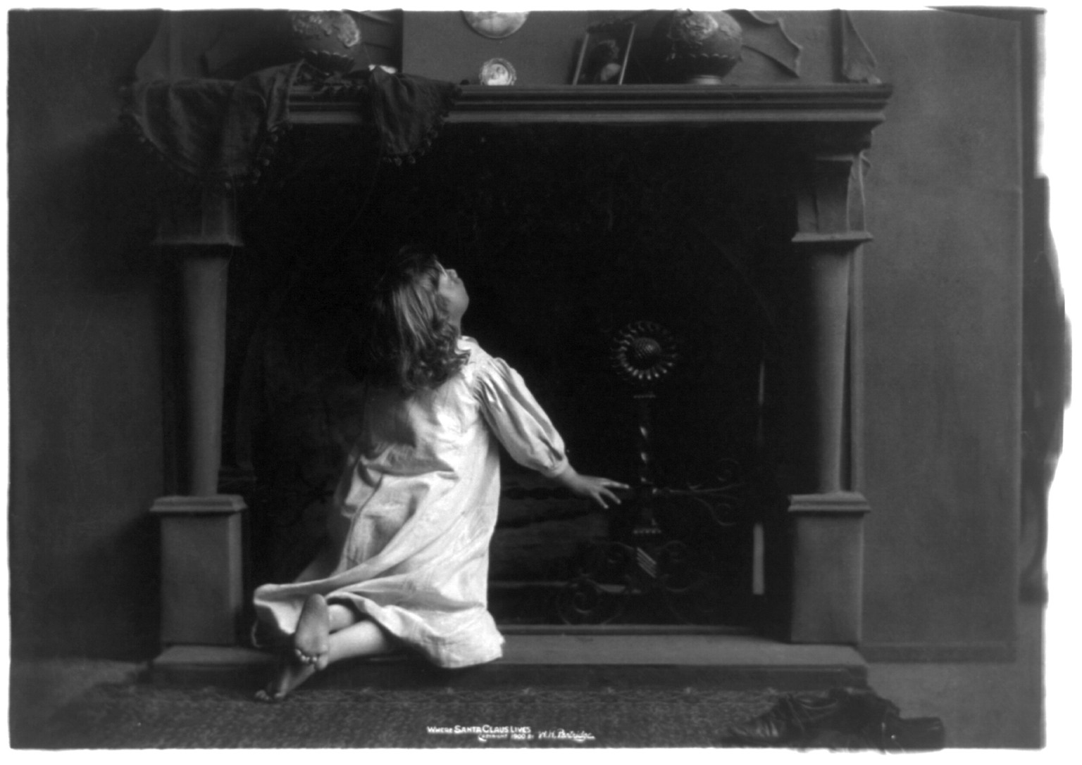 Where Santa Claus lives, c1900. — historic photograph