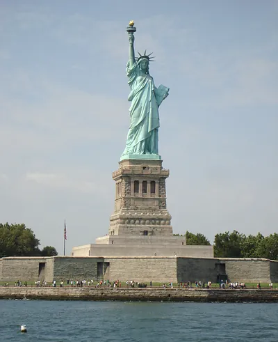 Statue of Liberty viewed from the water