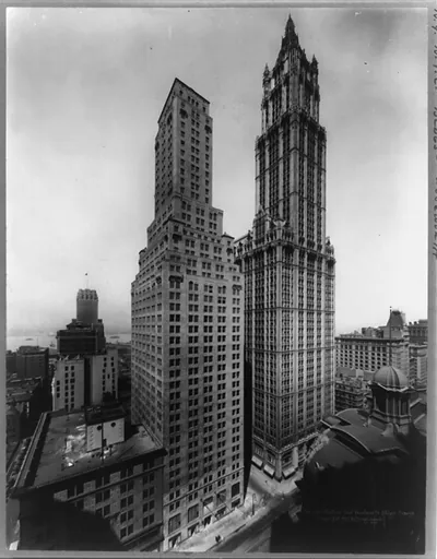 Transportation and Woolworth Buildings, New York City