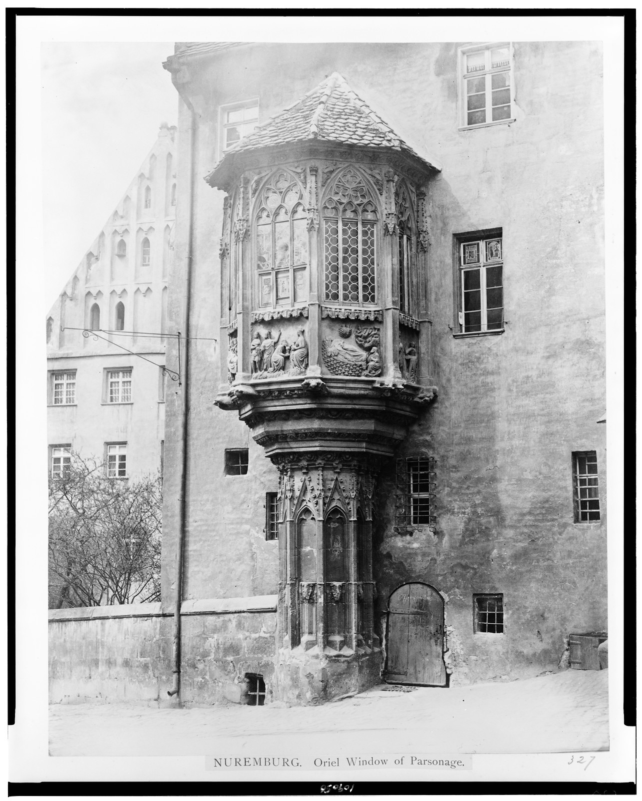 Nuremburg. Oriel window of parsonage, [between 1860 and 1890] — historic photograph