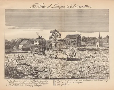 Battle of Lexington, Massachusetts, 1775
