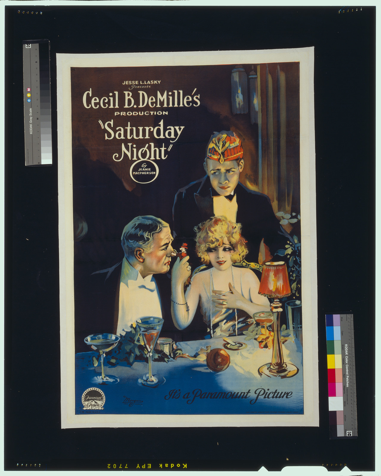 Saturday night, Cleveland : Morgan Litho. Company, [1922] — vintage poster