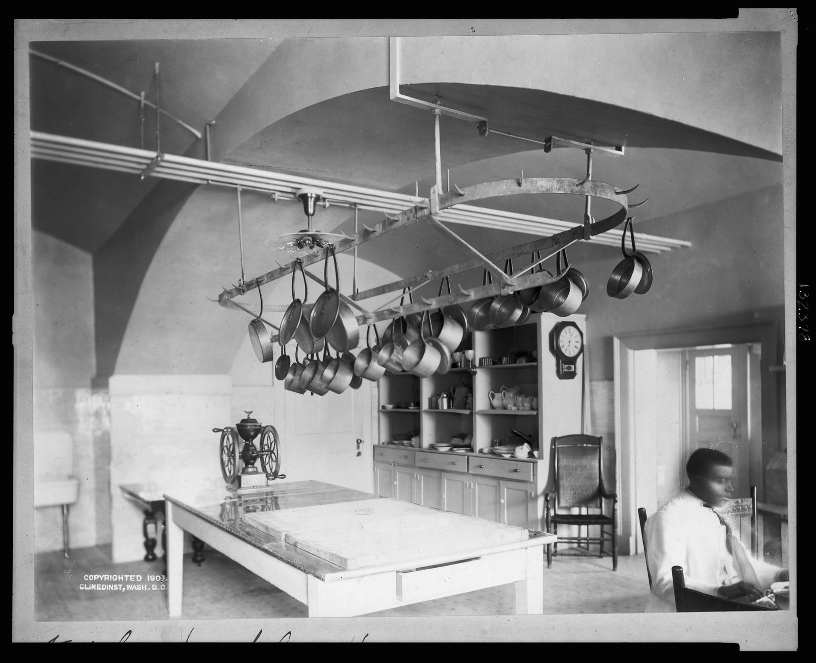 Kitchen, New White House, c1902 Nov. 1906. — historic photograph