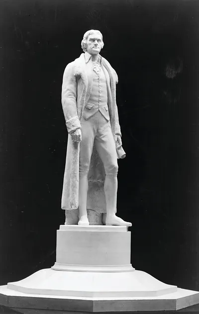 [Award model for heroic Jefferson memorial statue I]