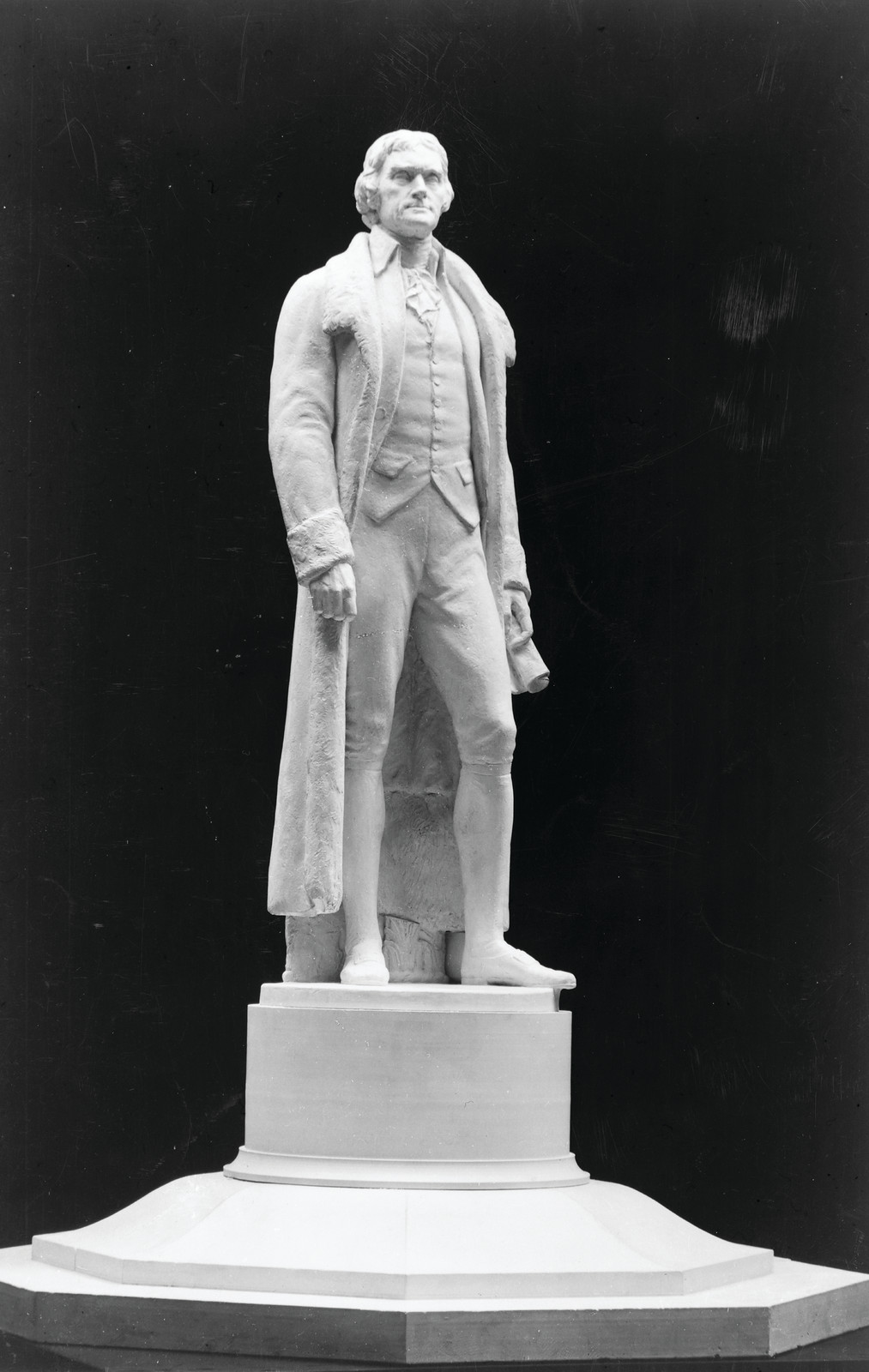 [Award model for heroic Jefferson memorial statue I], c1955. — historic photograph