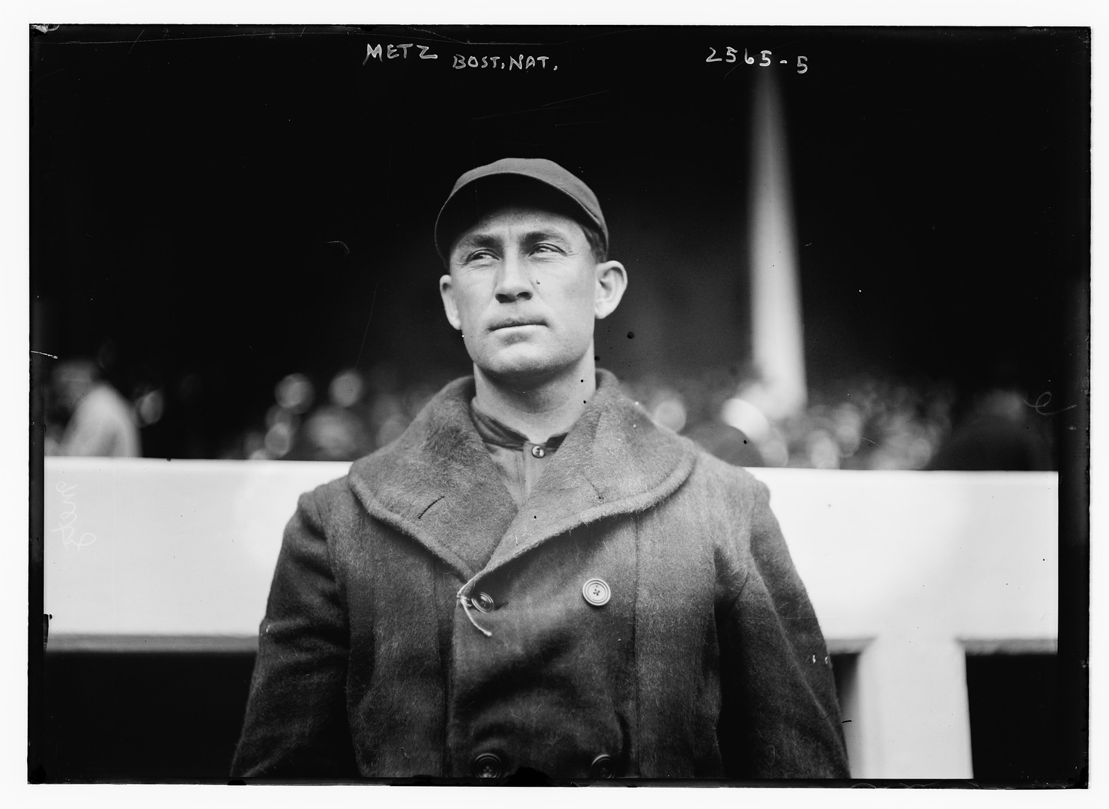 Frank Metz, first baseman, Boston NL (baseball), [1913, Spring] — historic photograph