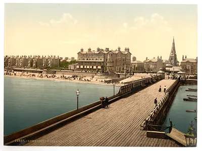Royal Hotel from pier Lowestoft England