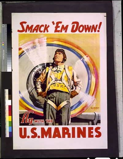 Smack 'em down! Fly with the U.S. Marines / Vic Guiness, Capt. U.S.M.C.
