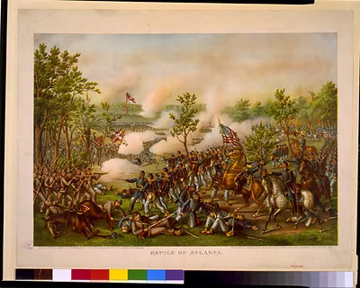 Battle of Atlanta--Death of Gen. James B. McPherson--July 22d 1864--Army of the Tennessee engaged