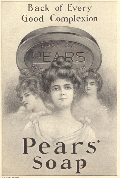 Back of Every Good Complexion: Pears' Soap advertisement