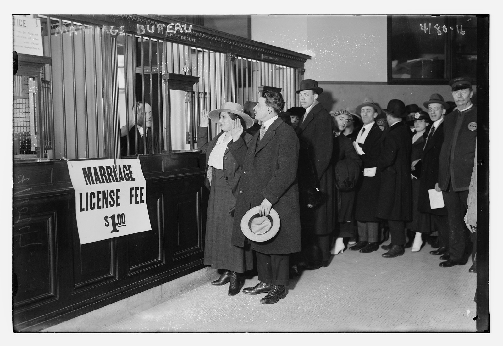 Marriage bureau, n/a — historic photograph