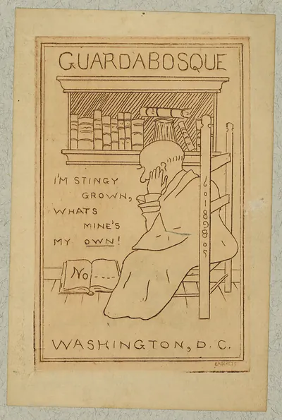 Guardabosque bookplate, Washington, D.C.
