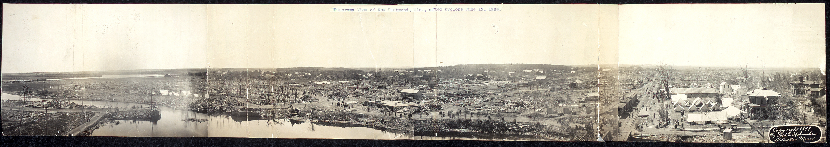 New Richmond cyclone 6-12-1899, Wisconsin, 1899, 1899 — historic image