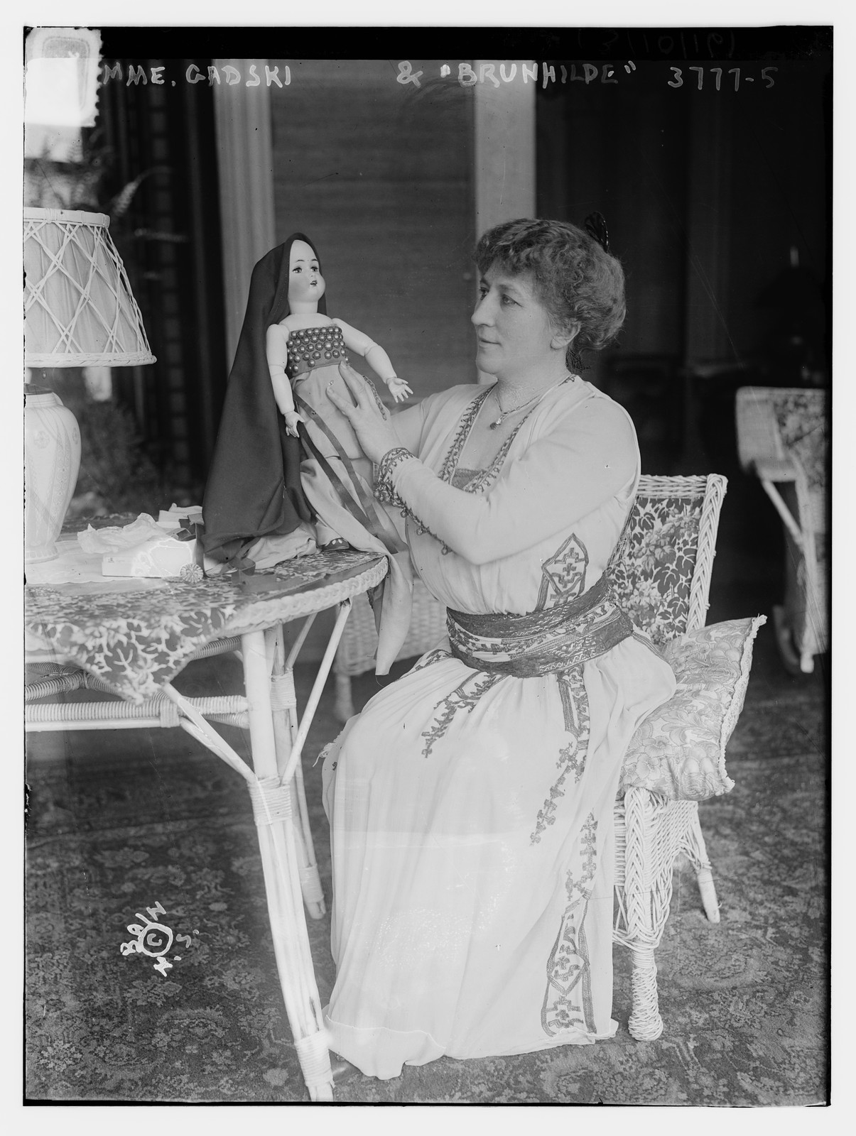 Mme. Gadski & "Brunhilde", n/a — historic photograph