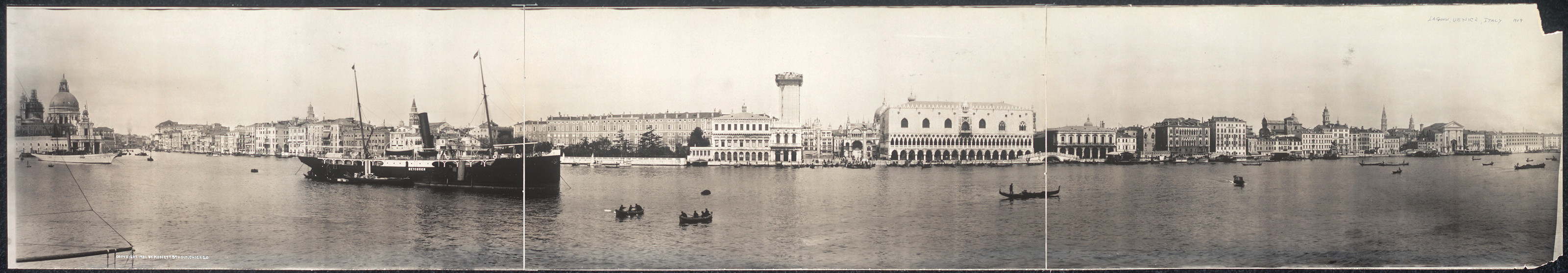 Lagoon, Venice, Italy, 1909, 1909 — historic image
