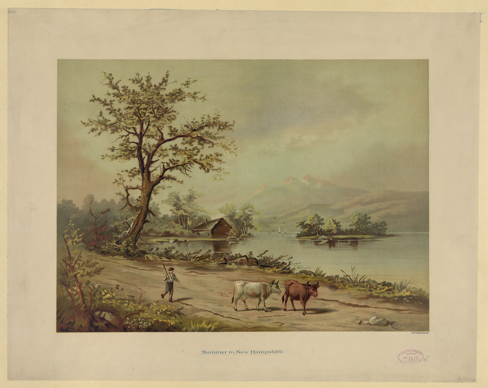 Summer in New Hampshire — historic image