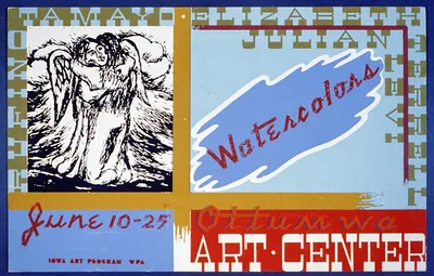 Watercolors Ottumwa Art Center / BF.