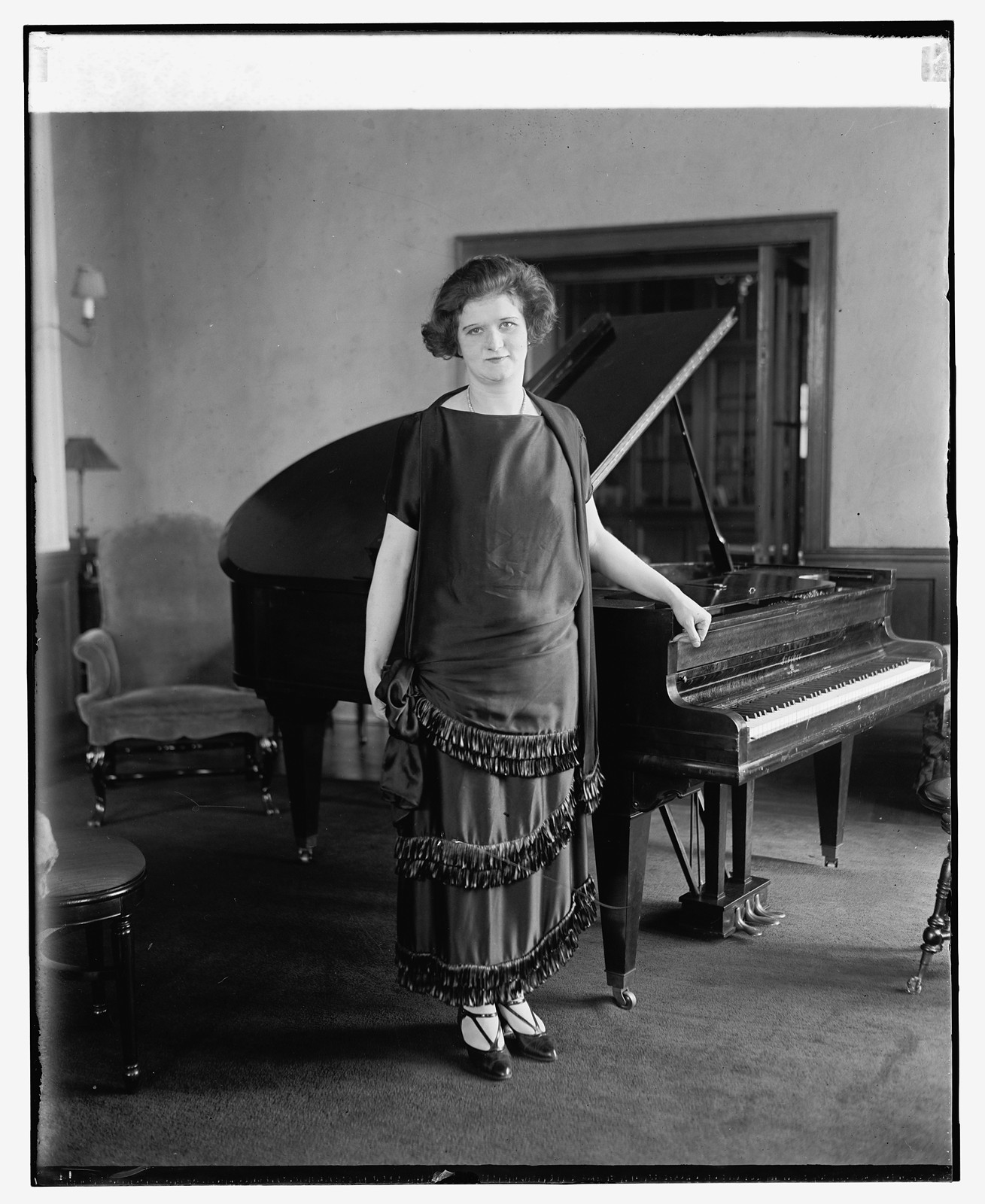 Mlle. Violette Chantal, French pianist, [1924] — historic photograph