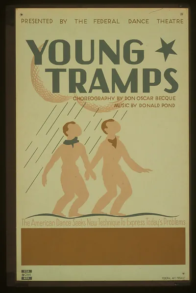 Presented by The Federal Dance Theatre Young tramps Choreography by Don Oscar Becque