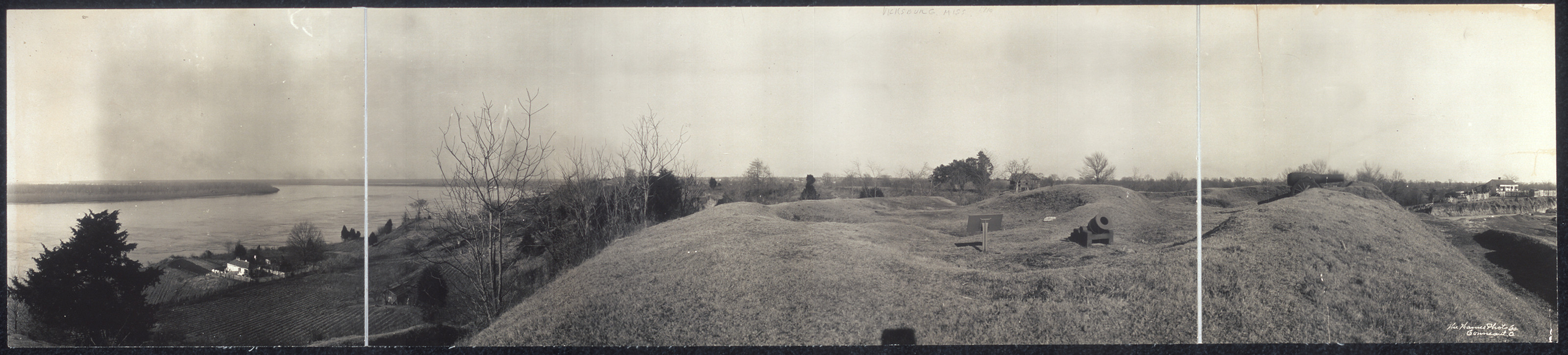 Panorama 3, battlefield, Vicksburg, Mississippi, 1910, 1910 — historic image