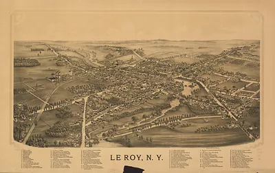 Le Roy, New York, 1892