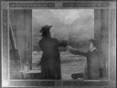 Franklin experiment with the Kite