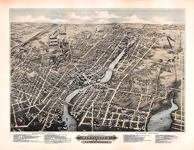 RI Pawtucket Central Falls MAP