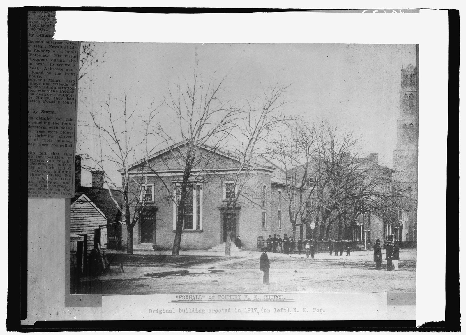 Foxhall or Foundry M.E. Church, [Washington, D.C.], [between 1909 and 1940] — historic photograph