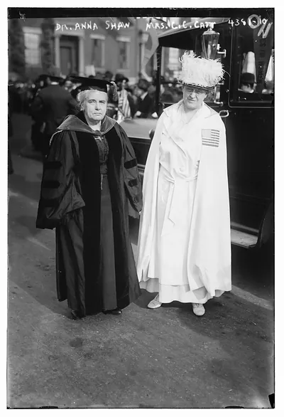 Dr. Anna Shaw, Mrs. C.C. Catt