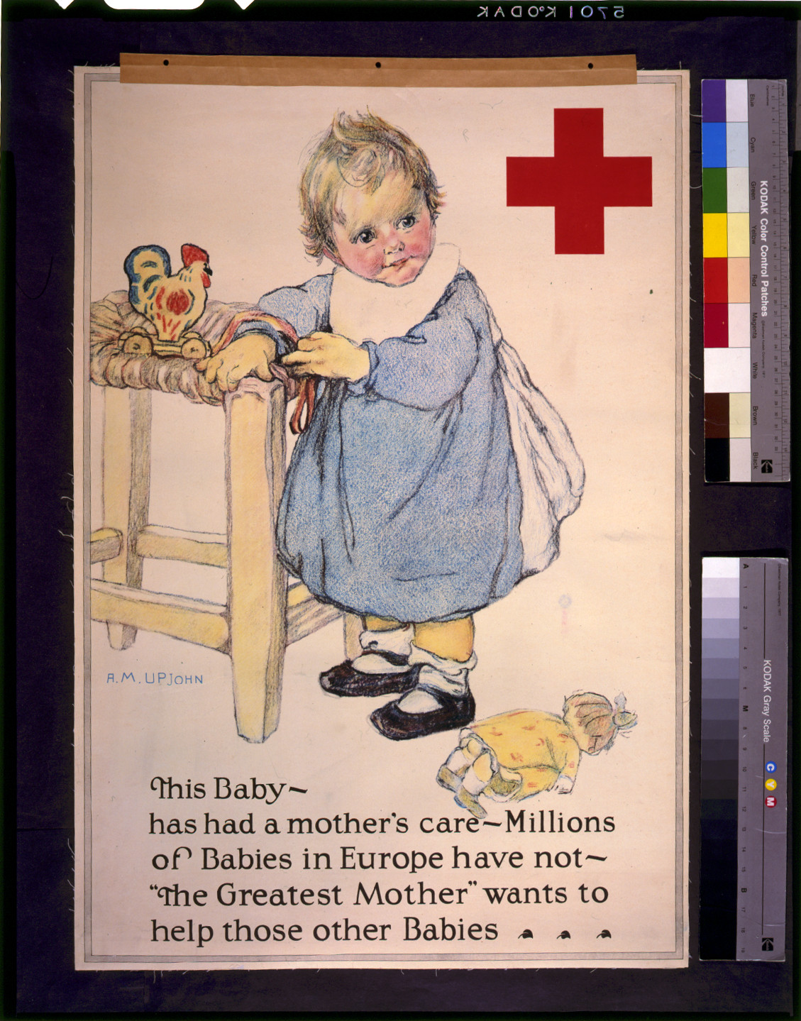 This baby - has had a mother's care - millions of babies in Europe have not - the greatest mother" wants to help those other babies / A.M. Upjohn.", [Washington, D.C. : 1919] — vintage poster