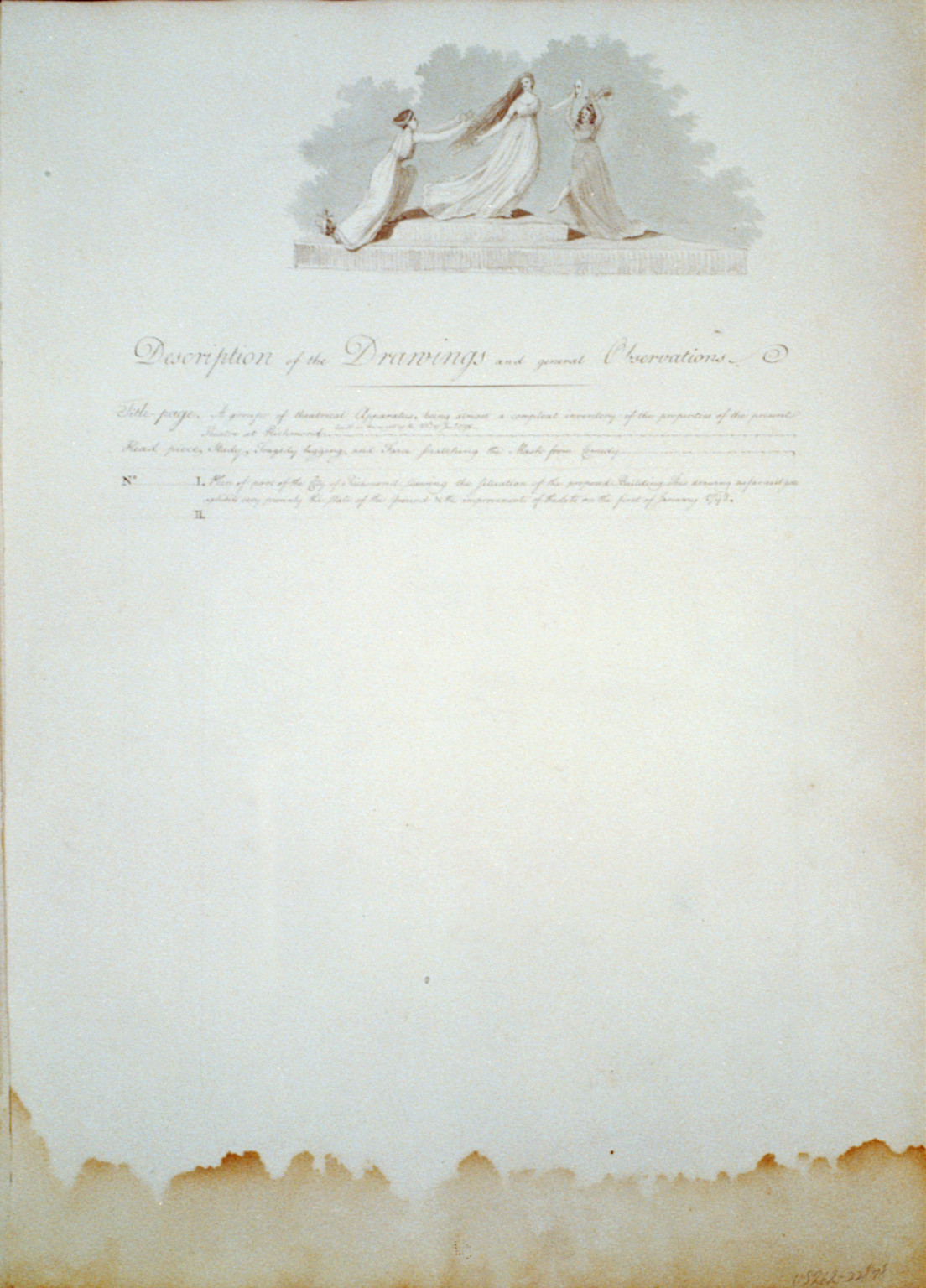 [Theater and hotel building (Theatre Richmond Virginia. 4--Table of Contents (incomplete)]", ADE - UNIT 2885, no. 4 (C size) [P&P]Check for an online group record (may link to related items) — vintage poster